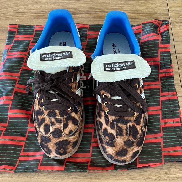 adidas Shoes - NWOB Adidas x Wales Bonner Samba Pony Leopard Women's 9.5